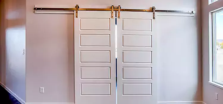 Glass Barn Door with Installation Hardware Kit Berwyn